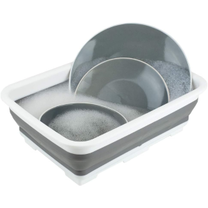 Collapsible Silicone and Plastic Multi-Purpose Washing Basin by Home Basics 