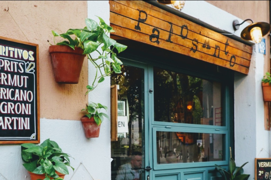 PaloSanto Tapas Bar a picture of the front of PaloSanto Tapas Bar in barcelona